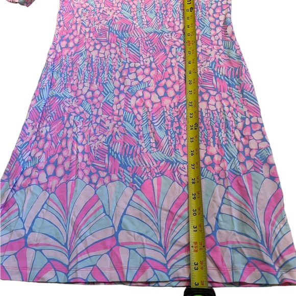 Lilly Pulitzer Small Britton Puff Sleeve Dress in Pink Sorbet - Picture 14 of 14